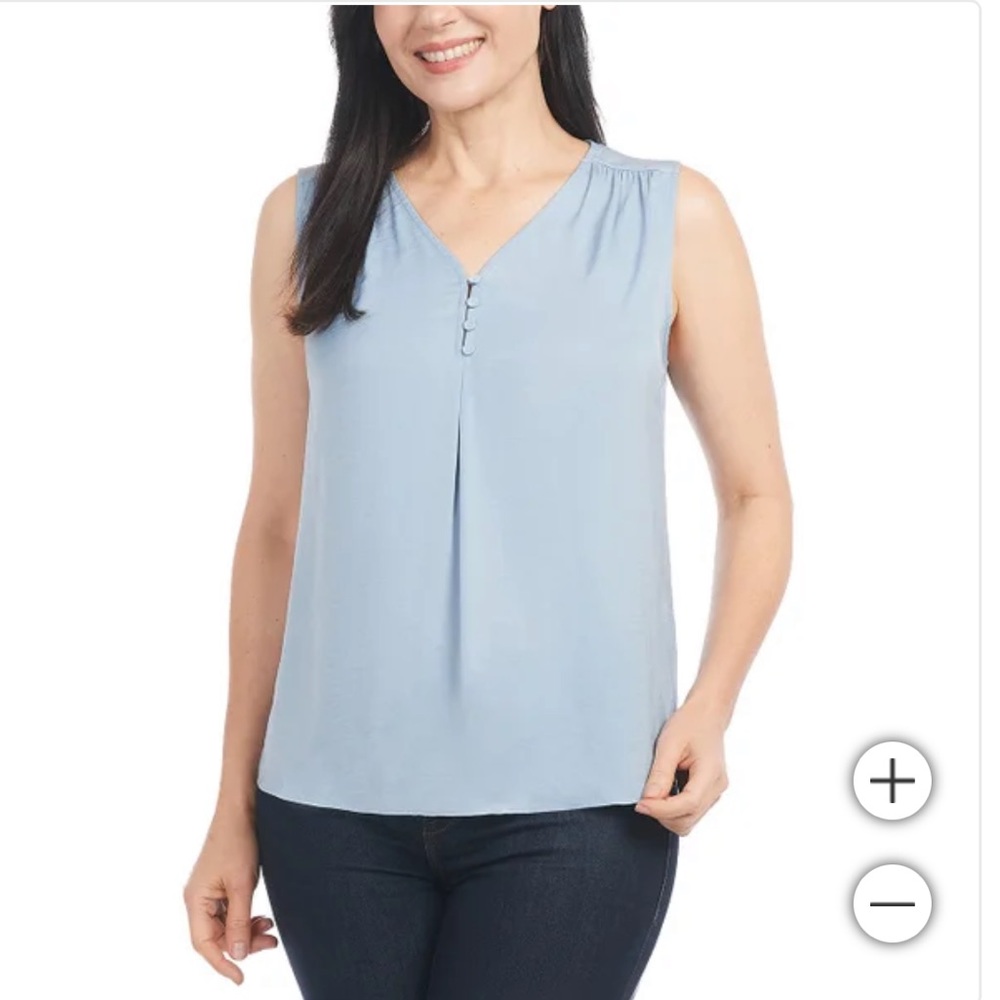 NWT Hilary Radley ladies Sleeveless Blouse